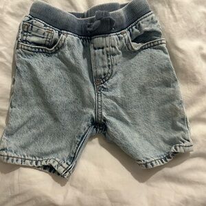 Light Blue Denim Baby Shorts baby gap